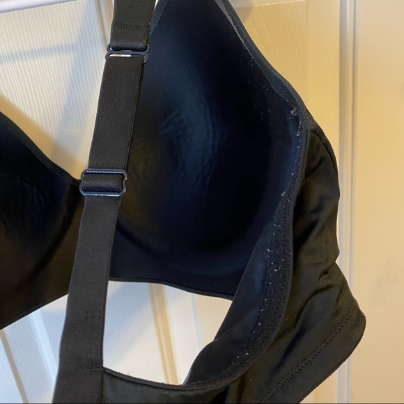 CACIQUE Black Satin Bra 42DD - Picture 8 of 11